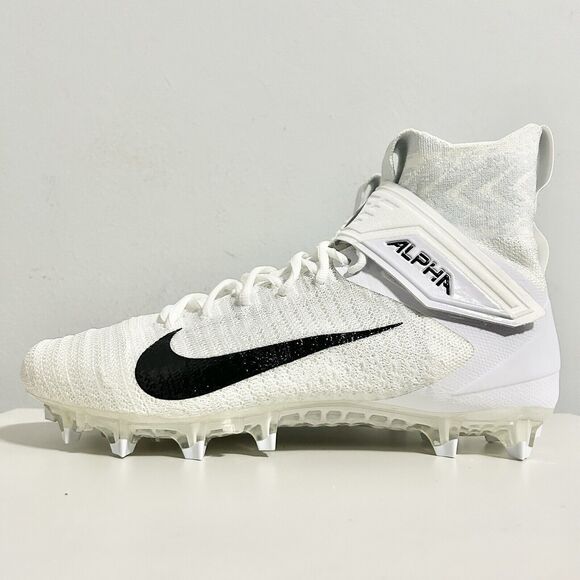 Nike Alpha Menace Elite 2 “White Wolf Grey" Men's Size 11-12 Football Cleats - Picture 4 of 10